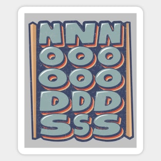 Noods 3x Retro Magnet